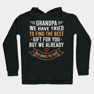Fathers Day Funny Quote Grandpa Gift From Family Members Hoodie